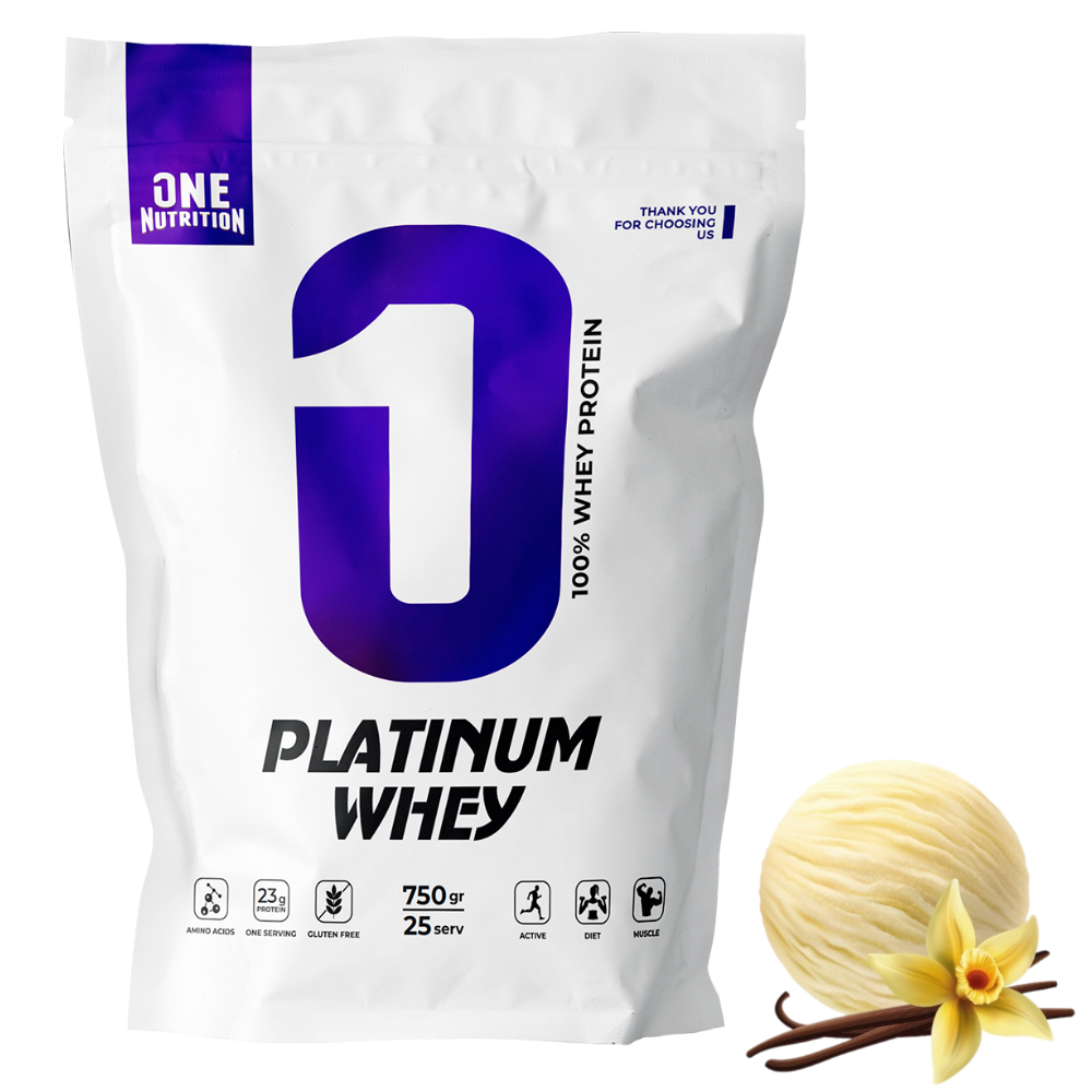 Протеин ONE NUTRITION Platinum Whey 750 g Ваниль