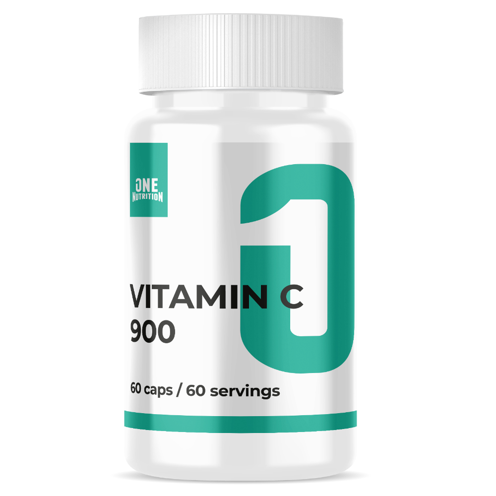 Витамины ONE NUTRITION Витамин С 900 мг (аскорбиновая кислота) 60 капсул