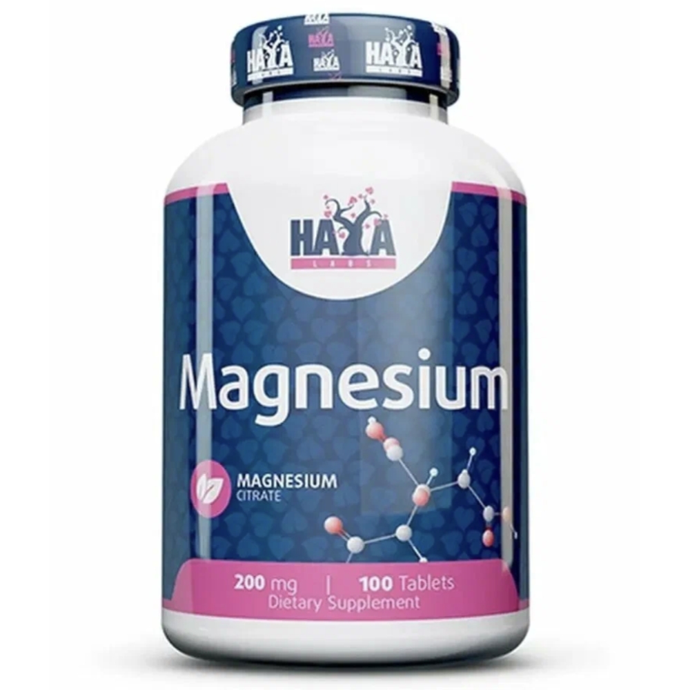 Витамины HaYa Labs Magnesium Citrate 200 mg 100 tab