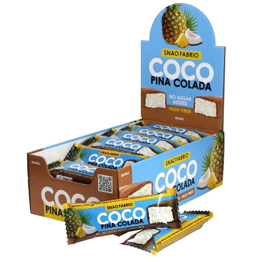 Батончик SNAQ FABRIQ 40 g Coco Батончик Ананас